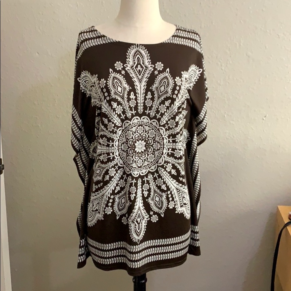 Boho beach blouse or coverup